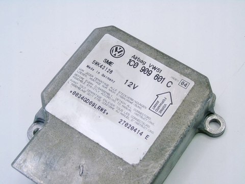 MODUŁ SENSOR PODUSZEK POWIETRZNYCH AIRBAG SKODA FABIA I 1C0909601C MODUŁ SENSOR PODUSZEK POWIETRZNYCH AIRBAG SKODA FABIA I 1C0909601C