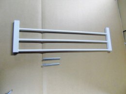 Przedłużenie przedłużka 21 cm barierki na drzwi schody Hauck rozporowa biel