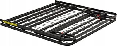 Składana rama łóżka z platformą 90x200 czarny bez narzędzi wysokość 36 cm Składana rama łóżka z platformą 90x200 czarny bez narzędzi wysokość 36 cm