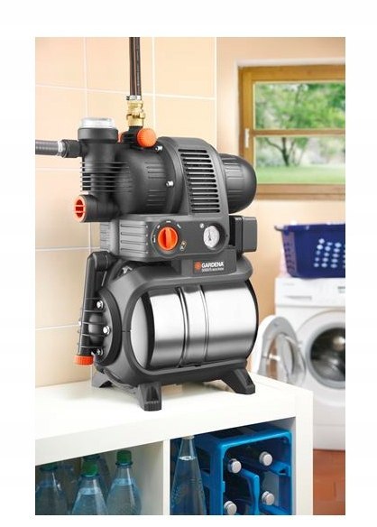 Pompa powierzchniowa Gardena 1200 W 4500 l/h ze zbiornikiem ciśnienia Pompa powierzchniowa Gardena 1200 W 4500 l/h ze zbiornikiem ciśnienia