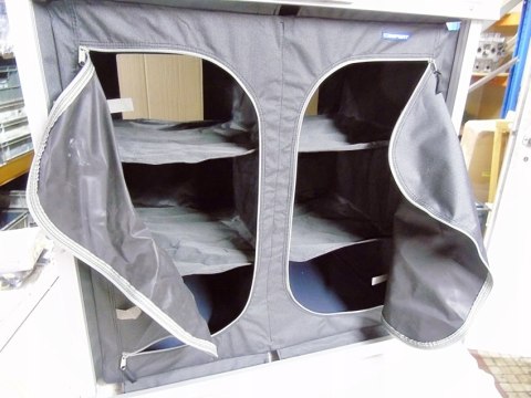 Szafka wolnostojąca składana Campart czarny 84 x 80 x 50 kamperowa Szafka wolnostojąca składana Campart czarny 84 x 80 x 50 kamperowa