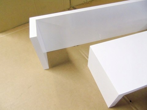 Półka wiszące 3 sztuki płyta MDF Songmics 30-45-60 x 15 cm biały 3 wymiary Półka wiszące 3 sztuki płyta MDF Songmics 30-45-60 x 15 cm biały 3 wymiary