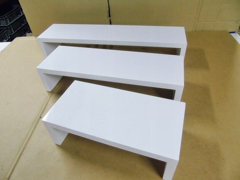 Półka wiszące 3 sztuki płyta MDF Songmics 30-45-60 x 15 cm biały 3 wymiary Półka wiszące 3 sztuki płyta MDF Songmics 30-45-60 x 15 cm biały 3 wymiary