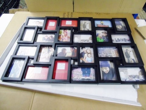 Ramka na wiele zdjęć na 24 zdjęcia 10x15 kolaż Relaxdays 57 x 86 cm Ramka na wiele zdjęć na 24 zdjęcia 10x15 kolaż Relaxdays 57 x 86 cm