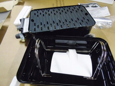 Weber Go-Anywhere Grill gazowy przenośny kampingowy z pokrywą głęboki Weber Go-Anywhere Grill gazowy przenośny kampingowy z pokrywą głęboki