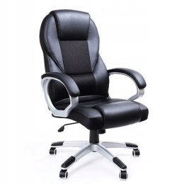 Songmics OBG22B Krzesło biurowe obrotowe fotel szefa regulowany uszkodzony