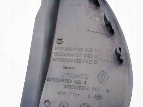 OSŁONA OBUDOWA ZAŚLEPKA DESKI KONSOLI PRAWA RENAULT MODUS 2007 OSŁONA OBUDOWA ZAŚLEPKA DESKI KONSOLI PRAWA RENAULT MODUS 2007