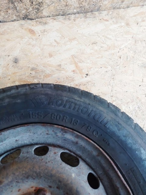 KOŁKOŁO FELGA OPONA DOJAZDOWA OPEL CORSA C 2003-2009 155/80R13 KOŁKOŁO FELGA OPONA DOJAZDOWA OPEL CORSA C 2003-2009 155/80R13