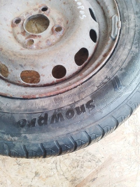 KOŁKOŁO FELGA OPONA DOJAZDOWA OPEL CORSA C 2003-2009 155/80R13 KOŁKOŁO FELGA OPONA DOJAZDOWA OPEL CORSA C 2003-2009 155/80R13