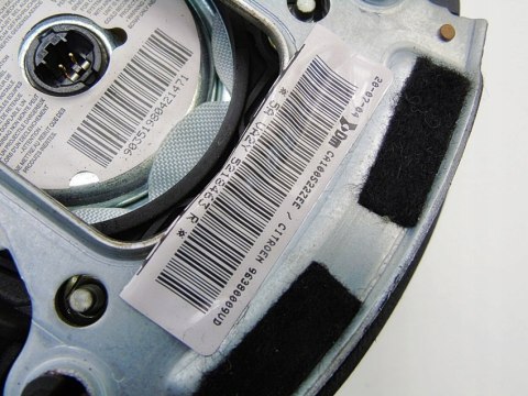 PODUSZKA POWIETRZNA KIEROWNICY CITROEN C3 I 2004 2002-2007 96380009UD PODUSZKA POWIETRZNA KIEROWNICY CITROEN C3 I 2004 2002-2007 96380009UD