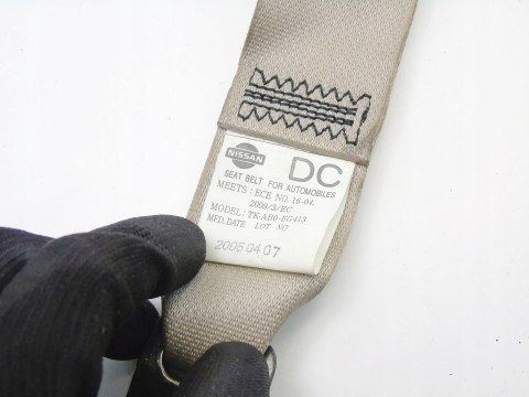 ZATRZASK PASA ŚRODKOWY TYŁ NISSAN MURANO I Z50 3.5 4X4 2003-2007 ZATRZASK PASA ŚRODKOWY TYŁ NISSAN MURANO I Z50 3.5 4X4 2003-2007