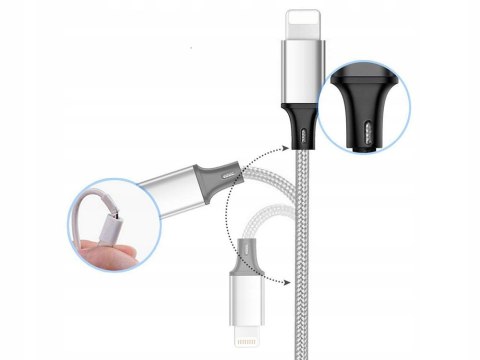 UNIWERSALNY KABEL PRZEWÓD USB 3W1 LIGHTNING MICRO-USB USB C 120CM DO IPHONE UNIWERSALNY KABEL PRZEWÓD USB 3W1 LIGHTNING MICRO-USB USB C 120CM DO IPHONE