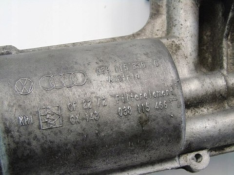 OBUDOWA FILTRA OLEJU 1.9 TDI PASSAT B5 SUPERB A6 A4 A3 BORA 130KM OBUDOWA FILTRA OLEJU 1.9 TDI PASSAT B5 SUPERB A6 A4 A3 BORA 130KM