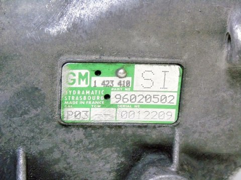 SKRZYNIA BIEGÓW 96020502 GM 1423410 3.0 D E39 E46 BMW 330D 530D SKRZYNIA BIEGÓW 96020502 GM 1423410 3.0 D E39 E46 BMW 330D 530D