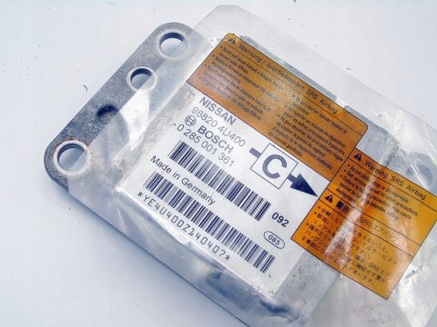 MODUŁ STEROWNIK PODUSZEK AIRBAG NISSAN ALMERA TINO 2002 2.2 DI 988204U400 MODUŁ STEROWNIK PODUSZEK AIRBAG NISSAN ALMERA TINO 2002 2.2 DI 988204U400