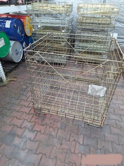 SKRZYNIA KOSZT KONTENER BOX SIATKOWY GITTERBOX PALETOWY OCYNK DUŻY SKRZYNIA KOSZT KONTENER BOX SIATKOWY GITTERBOX PALETOWY OCYNK DUŻY