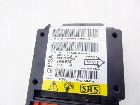 STEROWNIK MODUŁ KOMPUTER PODUSZEK CITROEN C3 C2 VTR 2005 9656888880 STEROWNIK MODUŁ KOMPUTER PODUSZEK CITROEN C3 C2 VTR 2005 9656888880