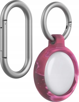 Etui brelok breloczek do Apple Airtag lokalizatora Otterbox Holder różowy