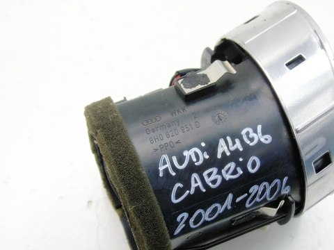 Kratka nawiewu deski rozdzielczej Audi A4 S4 B6 Cabrio 8H0820951D