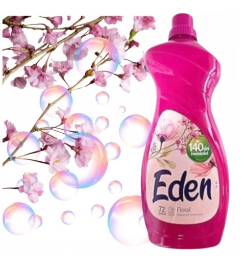 EDEN FLORAL Płyn koncentrat do płukania tkanin 1,8 l 72 prania kwiatowy