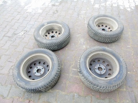 Koła felgi opony kpl Focus Fiesta Fusion 185/65/r14 Cormoran całoroczne