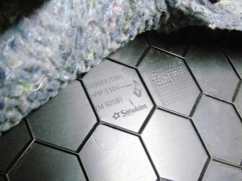 Osłona pokrywa tapicerka klapy bagażnika Renault Captur II 2020-2025