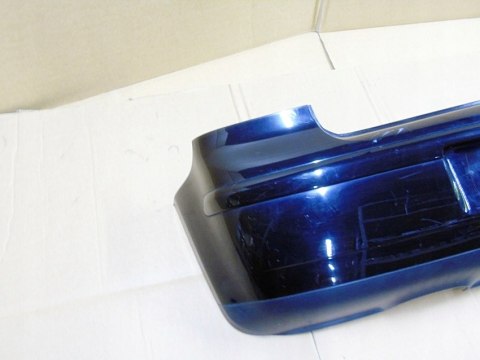 Zderzak tył tylny Volkswagen Polo IV 9N3 czarny 6Q6807421