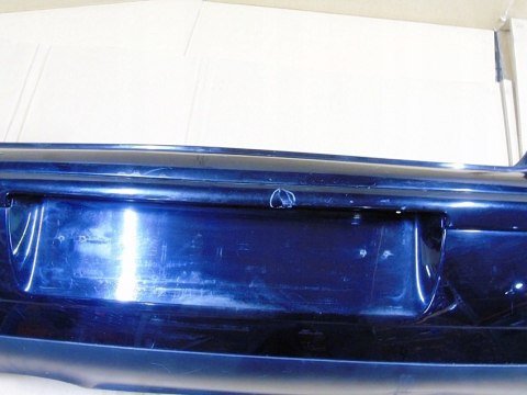 Zderzak tył tylny Volkswagen Polo IV 9N3 czarny 6Q6807421