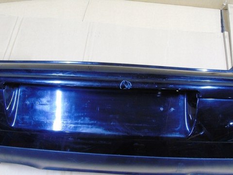 Zderzak tył tylny Volkswagen Polo IV 9N3 czarny 6Q6807421