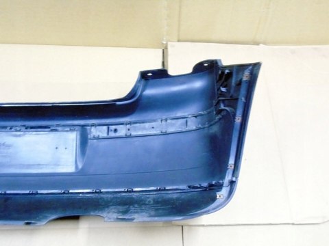 Zderzak tył tylny Volkswagen Polo IV 9N3 czarny 6Q6807421