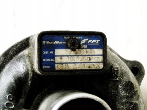 TURBOSPRĘŻARKA 1.3 CDTI JTD CORSA D DOBLO PUNTO TURBOSPRĘŻARKA 1.3 CDTI JTD CORSA D DOBLO PUNTO