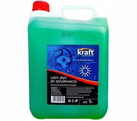 Płyn do spryskiwaczy Kraft letni lato 5 litrów ładny zapach