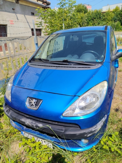 Peugeot 1007 SZYBA LEWY TYŁ