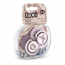 LOVI Botanic Girl smoczki smoczek dynamiczne silikonowe 3-6 m 2 szt. Baby