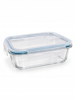 Lunchbox pojemnik na żywność 1l szklany z pokrywką hermetyczny 1000ml 20x15