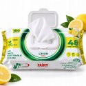 Chusteczki nawilżane czyszczące Fairy Cytrynowy 100 szt. antybakteryjne