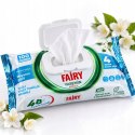 Chusteczki nawilżane czyszczące Fairy power Jaśmin 100 szt. antybakteryjne