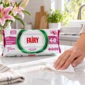 Chusteczki nawilżane czyszczące Fairy power Lilia 100 szt. antybakteryjne