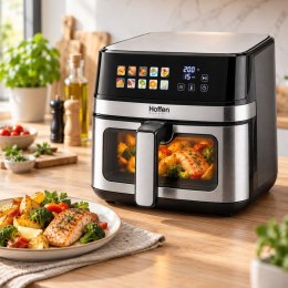Frytkownica beztłuszczowa Hoffen Expert 8 L - 2200 W Air fryer dwie grzałki