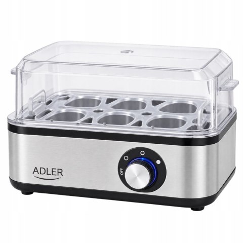 Jajowar ADLER AD 4486 na 8 jajek miękkie średnie lub twarde 800 W 8 jaj