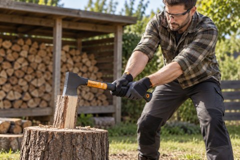 FISKARS SOLID A10 SIEKIERA TOPOREK DO DREWNA 49 cm 1.1 kg trwała wytrzymała