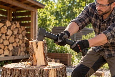 FISKARS SOLID A6 SIEKIERA TOPOREK DO DREWNA 39 cm 0.64 kg lekka wytrzymała