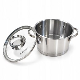 Garnek Ambition Silvar 2 l 18cm stal nierdzewna indukcja gaz srebrny
