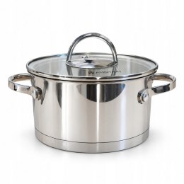 Garnek tradycyjny Ambition Silvar 1,5 l 16cm stal nierdzewna indukcja gaz