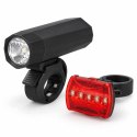LAMPKI ROWEROWE LAMPKA LED ZESTAW PRZÓD TYŁ GO ACTIVE 47 LM BATERIE AAA