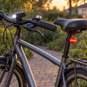 LAMPKI ROWEROWE LAMPKA LED ZESTAW PRZÓD TYŁ GO ACTIVE 47 LM BATERIE AAA