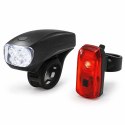 LAMPKI ROWEROWE LAMPKA LED ZESTAW PRZÓD TYŁ GO ACTIVE 54 LM BATERIE AAA