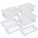 POJEMNIKI PUDEŁKA DO PRZECHOWYWANIA Z POKRYWKĄ 3 X 11 L ORGANIZER DO SZAFY