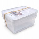 POJEMNIKI PUDEŁKA DO PRZECHOWYWANIA Z POKRYWKĄ 3 X 11 L ORGANIZER DO SZAFY