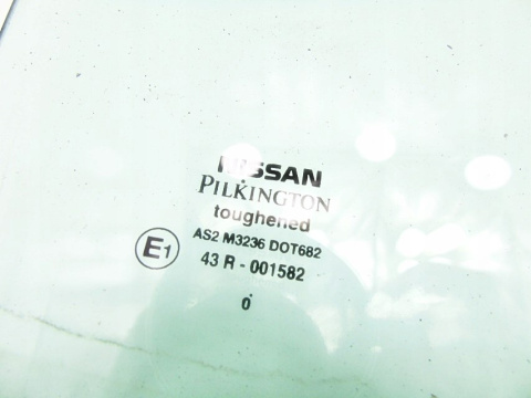 SZYBA DRZWI PRAWY TYŁ NISSAN ALMERA N16 HB SZYBA DRZWI PRAWY TYŁ NISSAN ALMERA N16 HB